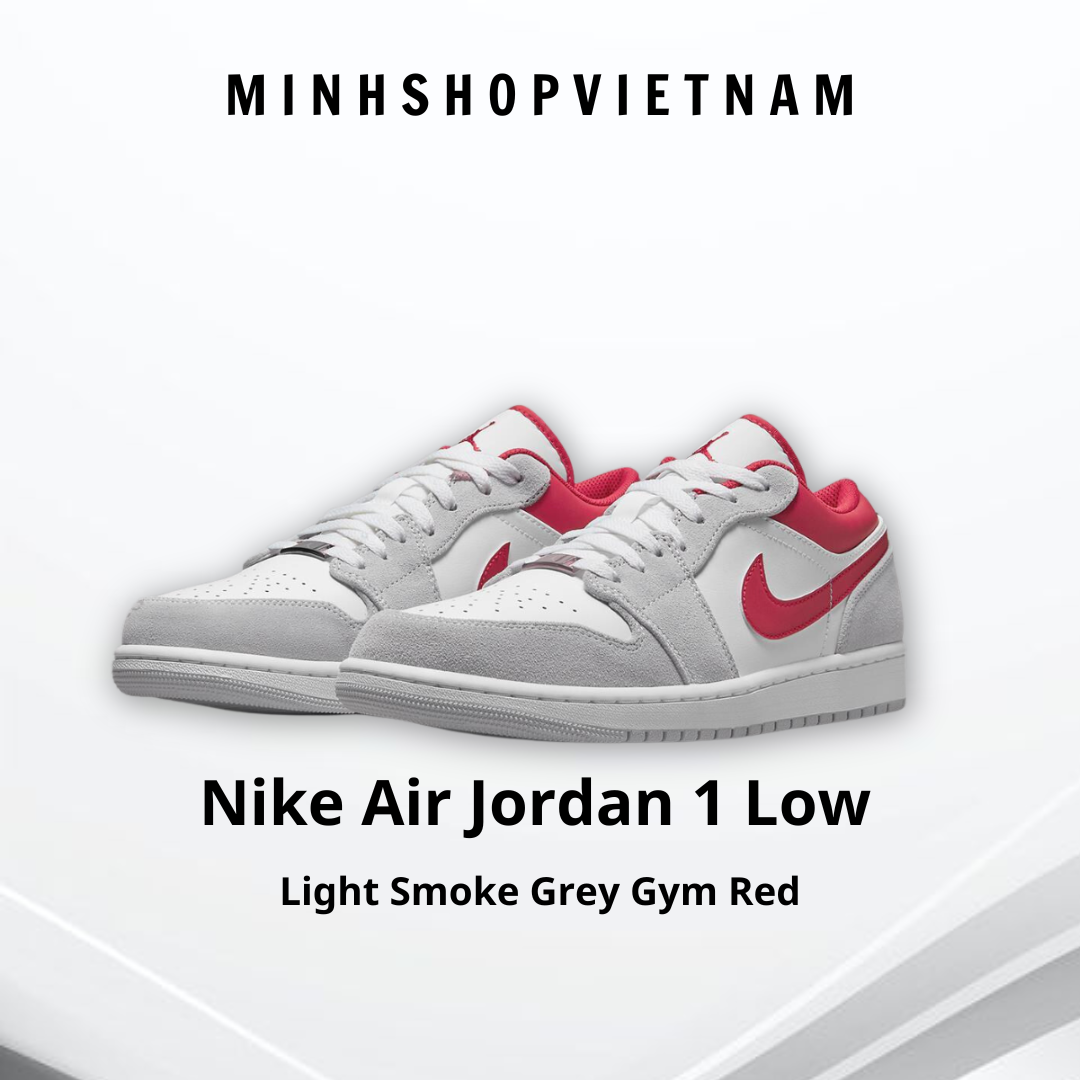 Air Jordan 1 Low SE 'Light Smoke Grey Gym Red' DC6991-016
