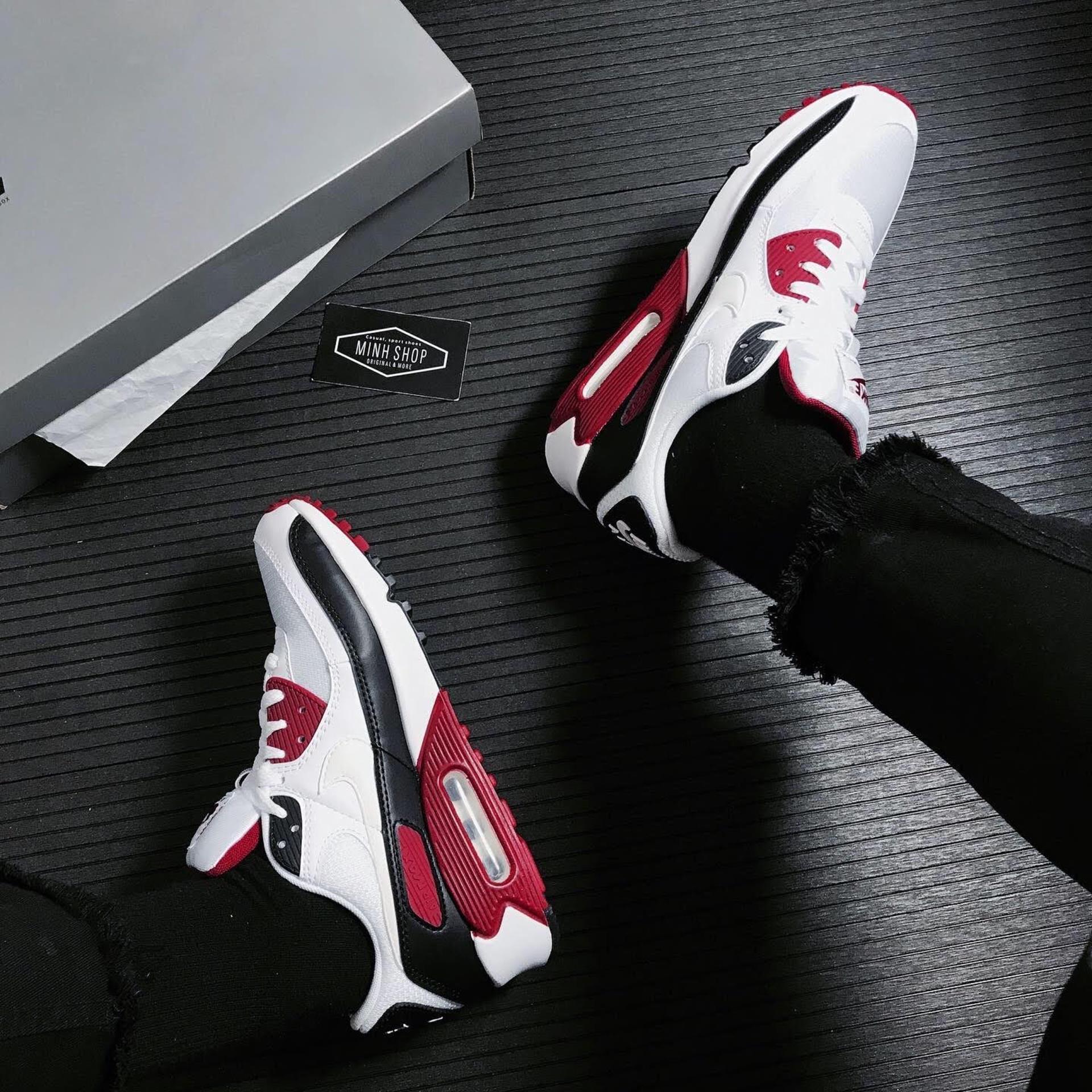 Minhshop.vn - ðHighest Ratedð Nike Air Max 90 Recraft New Maroon [CT4352 104]