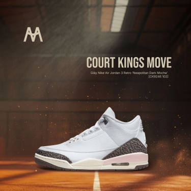 Giày Nike Air Jordan 3 Retro ‘Neapolitan Dark Mocha’ [CK9246 102] - Image 1