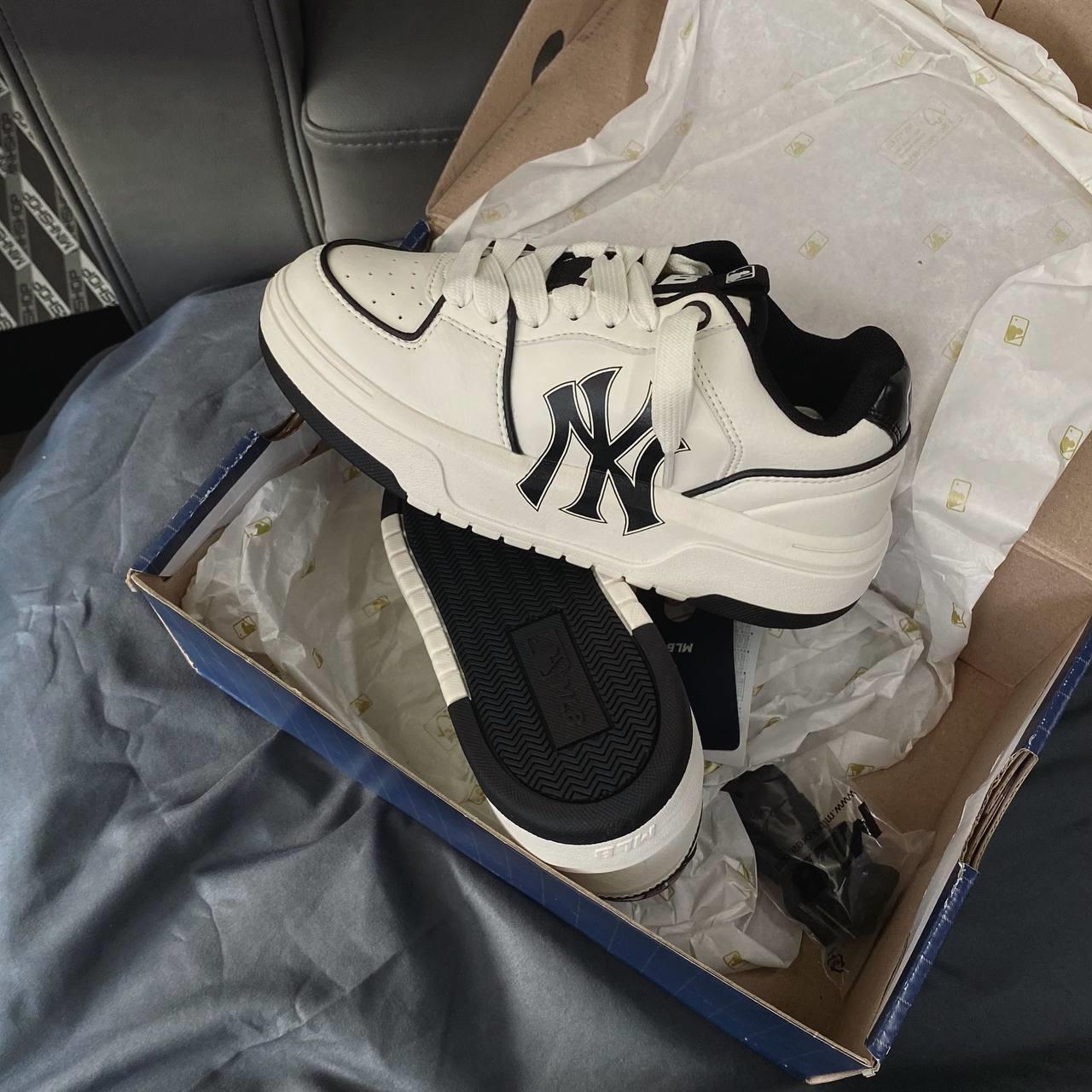 White MLB Chunky liner shoe