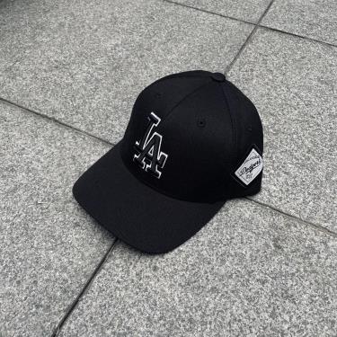 MLB Unisex Diamond Structured Ball Cap LA Dodgers Black