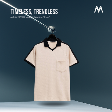 Áo Polo FRANCIS MANTINI Sport  Line 'Cream' - DISCOUNT TRUNG THU - Image 1