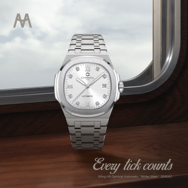 Đồng Hồ Carnival Automatic ''White Silver'' [8160G] - Image 1