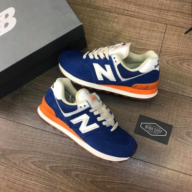 Hàng Chính Hãng NewBalance 574 Blue/Orange 2020**