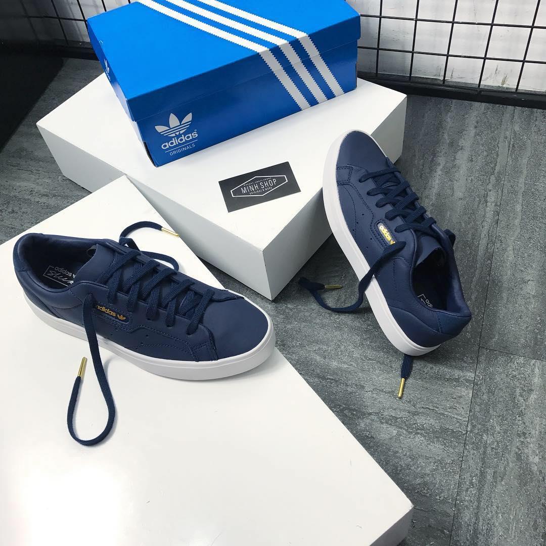 Adidas hot sale sleek navy