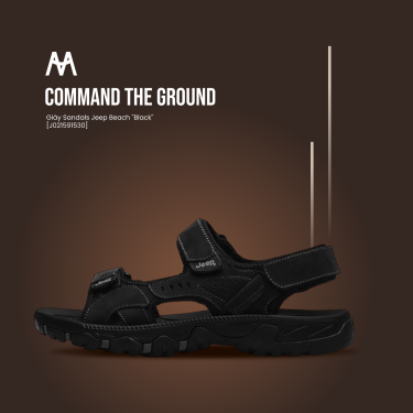 Giày Sandals Jeep  Beach ''Black'' [J021591530]