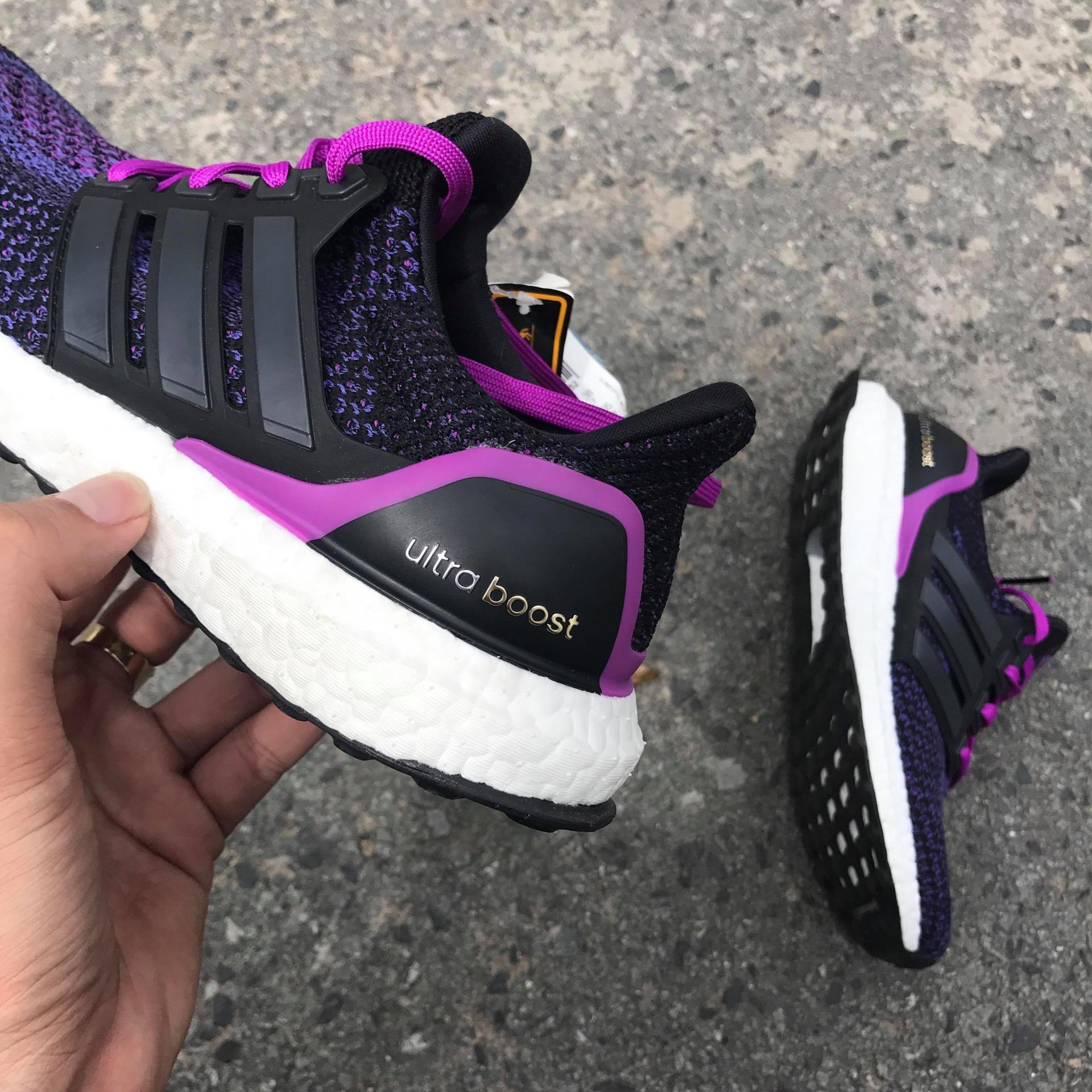 womens adidas ultra boost 19 white purple black