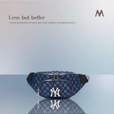 TÚI MLB MONOGRAM HIP SACK NEW YORK YANKEES [3AHSM012N-50NYL] - Image 1