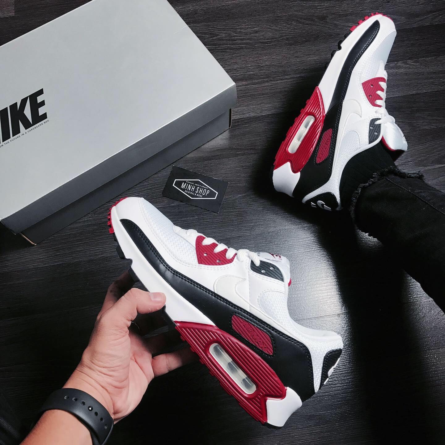 Minhshop.vn - ðHighest Ratedð Nike Air Max 90 Recraft New Maroon [CT4352 104]