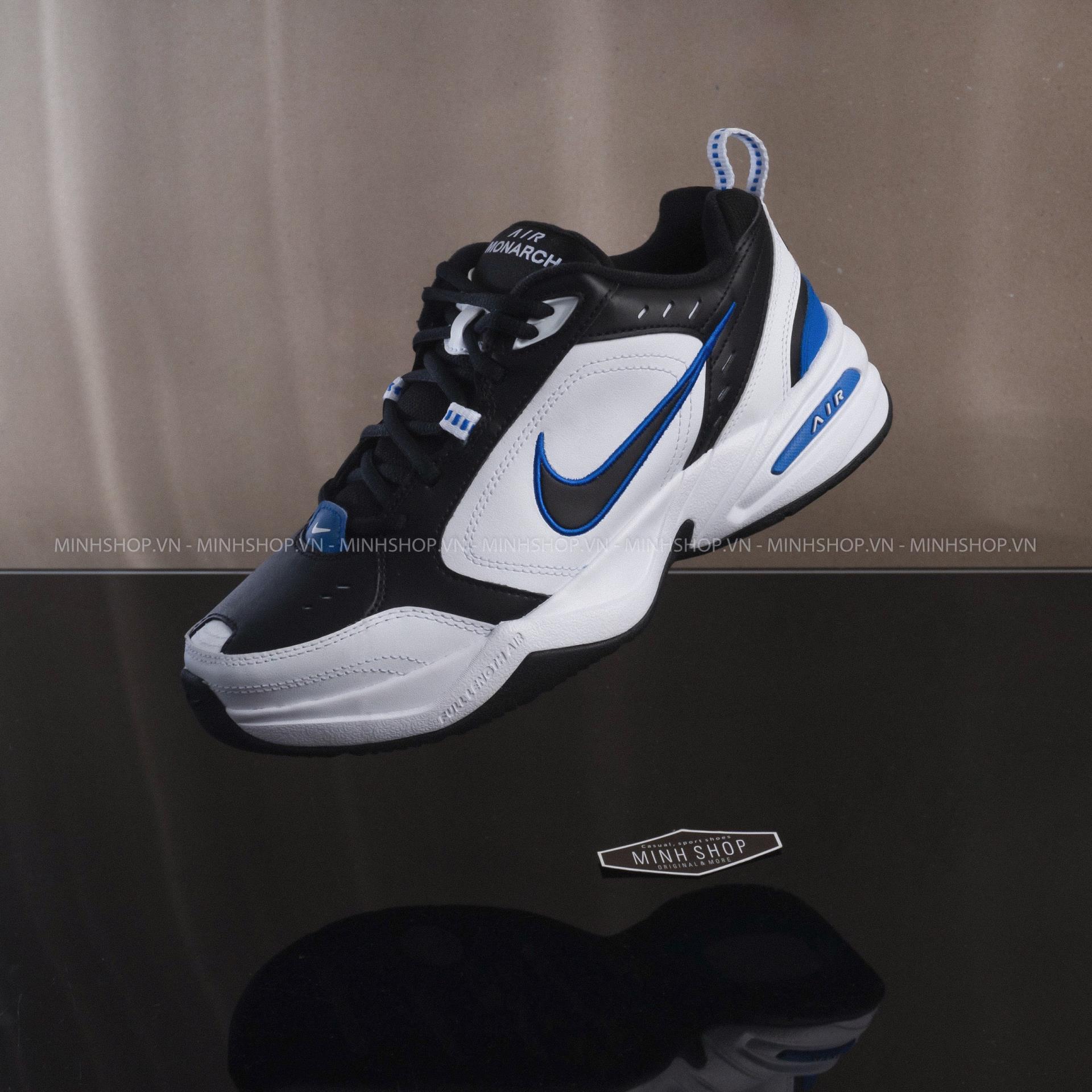 Minhshop.vn - Giày Nike Air Monarch IV White Blue [415445-002]