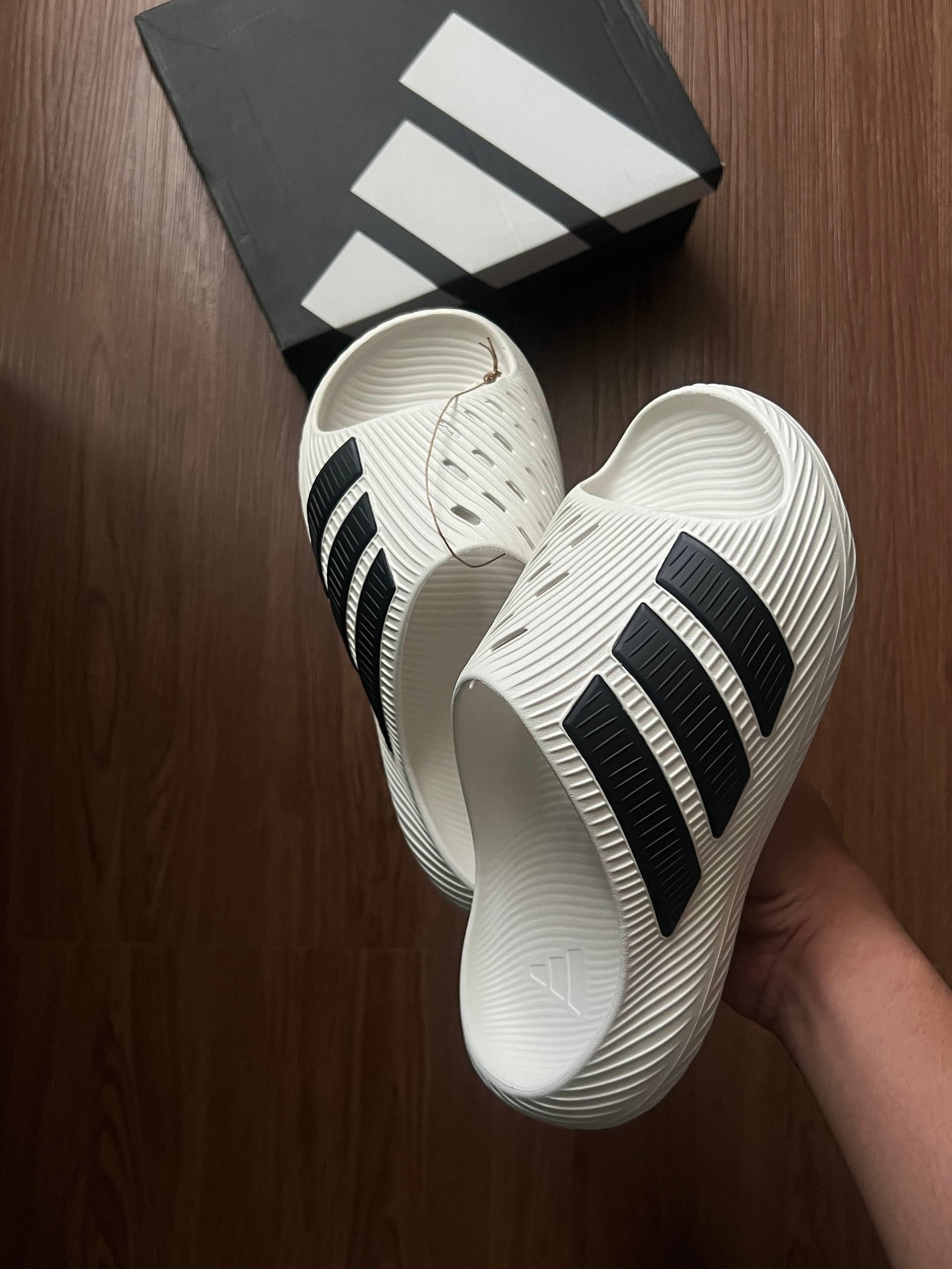 Adidas Purechill Slides White Black KI0054 - New Adidas Purechill Ki0054 Slides Review | TikTok main image 4