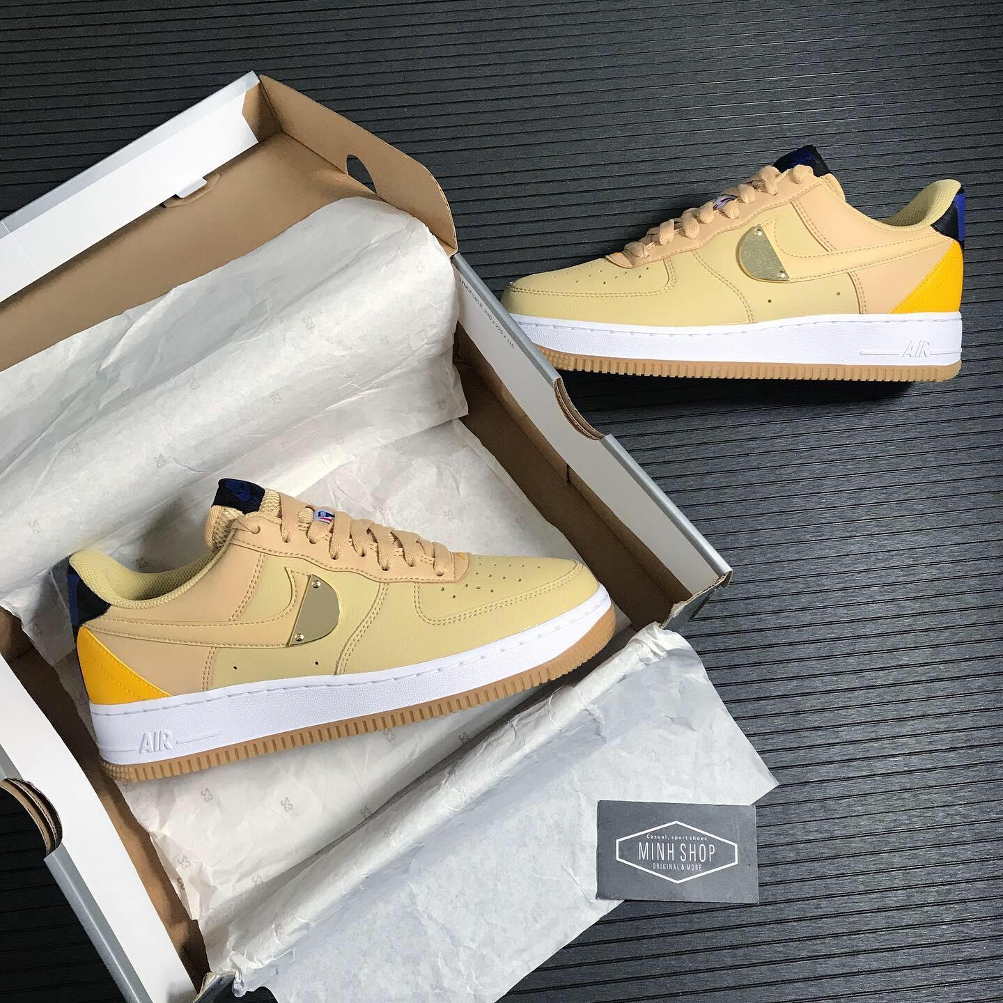 nike air force 1 nba low yellow