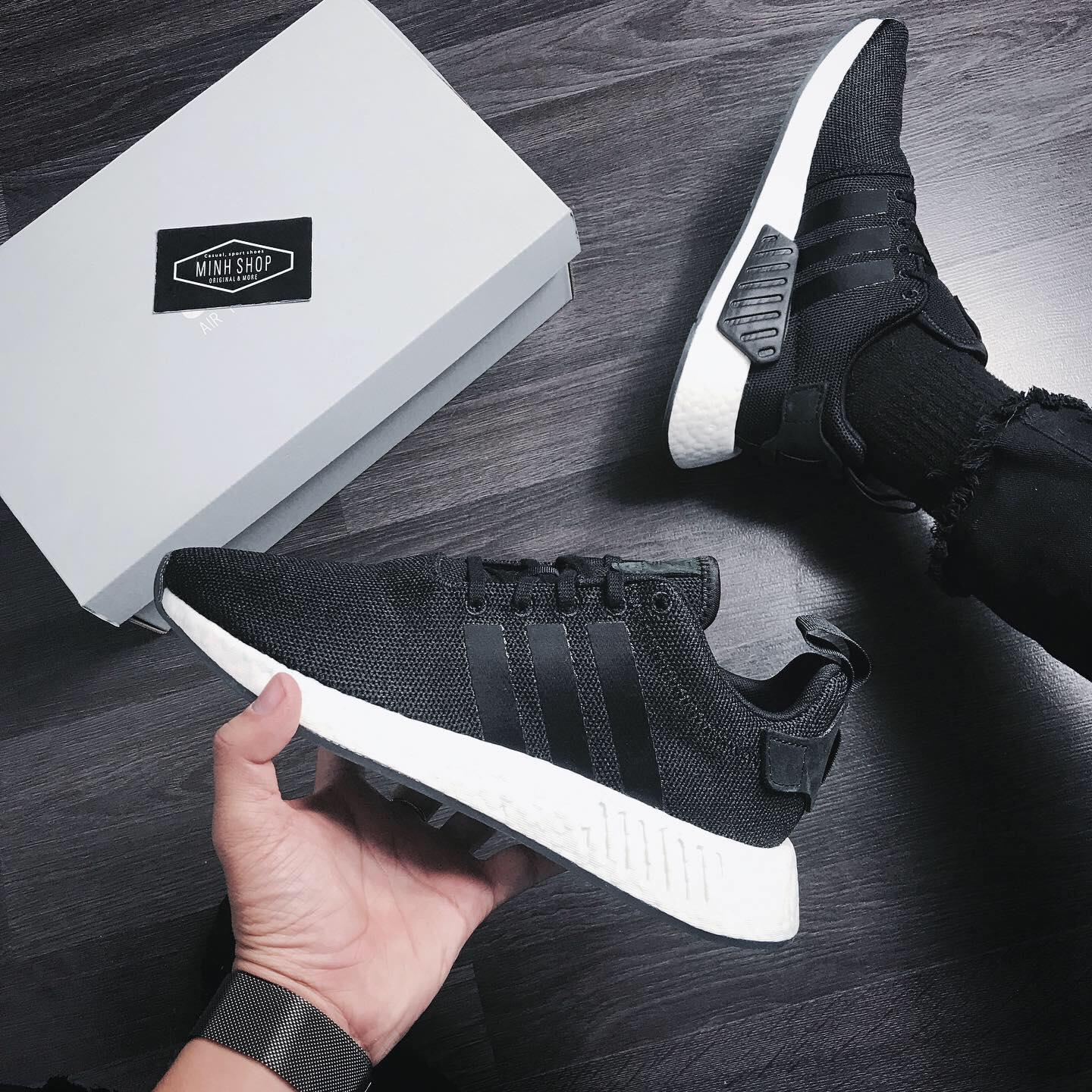 Minhshop.Vn - Hàng Chính Hãng Adidas Nmd R2 Core Black **2020**