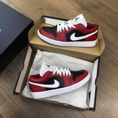 Giày Nike Jordan 1 Low Black/Red ** [DC0774 603]