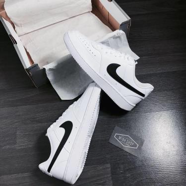 Hàng Chính Hãng Nike Court Vision Low White/Black LOGO 2021** CD5465 101 Hàng Chính Hãng Nike Court Vision Low White/Black LOGO 2021** CD5465 101