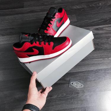 Giày Nike Jordan 1 Low Reverse Bred GS ** [553560 606]