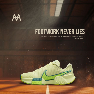 Giày Nike GP Challenge Pro HC Premium '‘Luminous Green’' [HF1141 300] Training / Pickleball / Tennis - Image 1