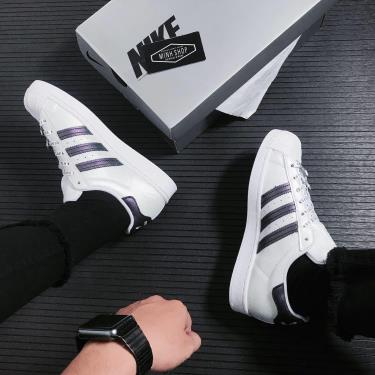 Hàng Chính Hãng Adidas Superstar With Lace Jewels 2021** FV3396