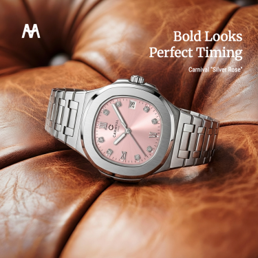 Đồng Hồ Carnival ''Silver Rose'' [8160L] - Image 1