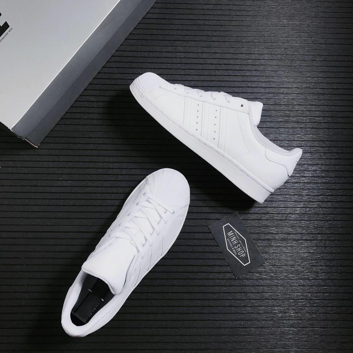 Minhshop.vn -  Premium Quality  Giày Adidas SuperStar All White W FV3285