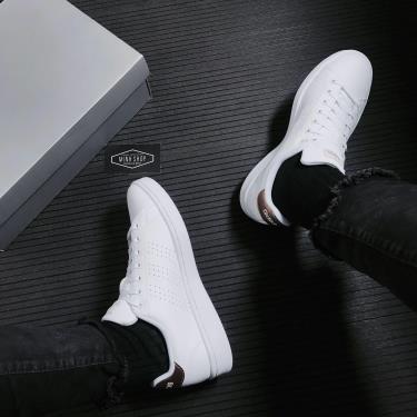 Giày Adidas Advantage White/Gold Metallic [F36223]