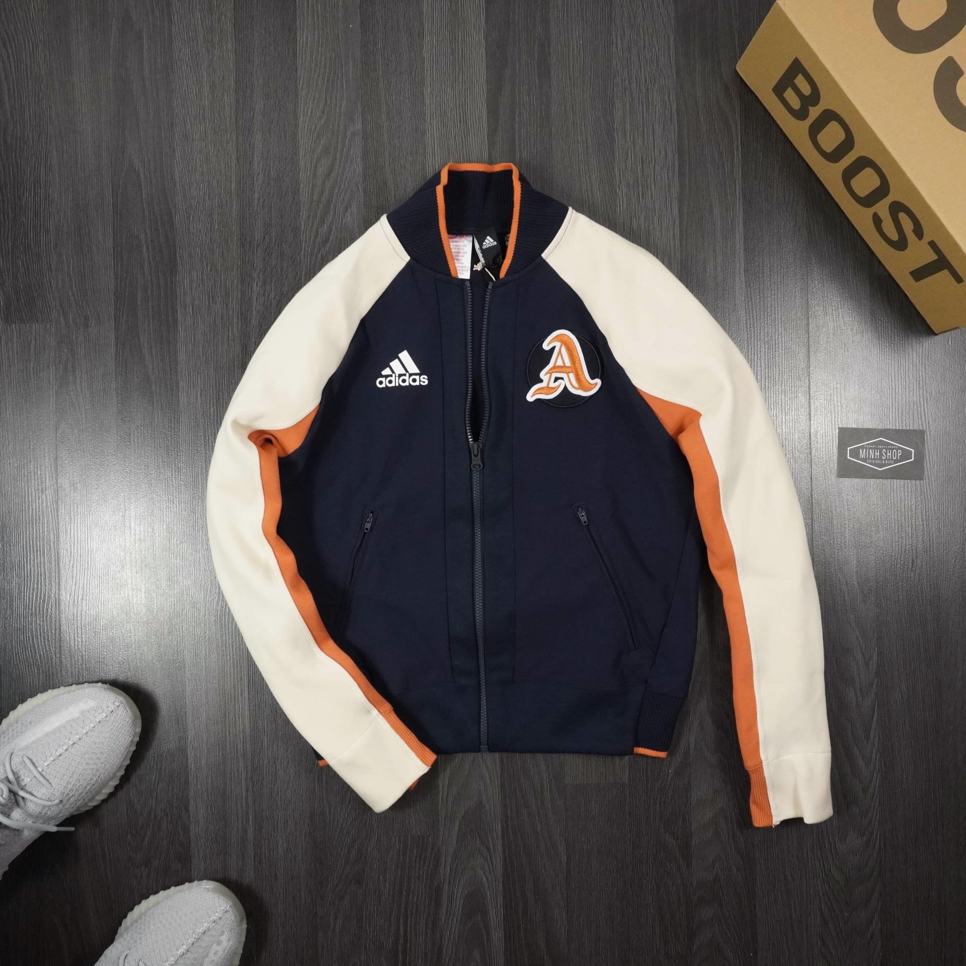 Minhshop.vn H ng Ch nh H ng o Adidas VRCT Jacket Navy Beige