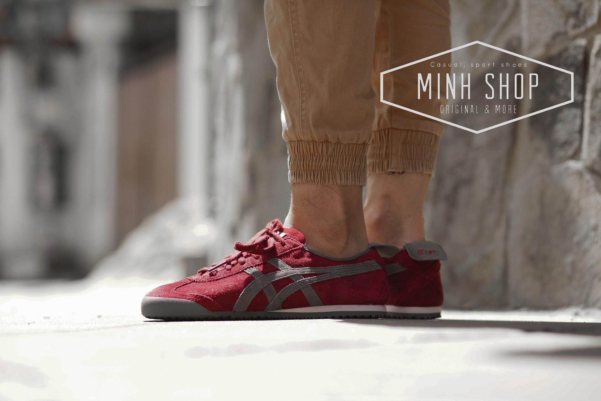 Asics tiger outlet burgundy