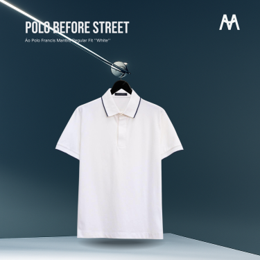 Áo Polo Francis Mantini Regular Fit ''White'' - Image 1