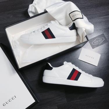 Hàng Chính Hãng Gucci  Ace 'White Blue Red'  2020**
