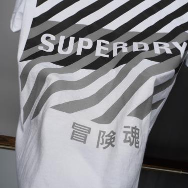 Sale Sock Áo Thun Superdry Coresport Graphic White **ÁP DỤNG CK