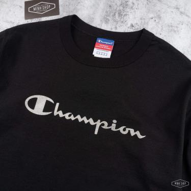 Áo Thun Champion Black/Silver Logo
