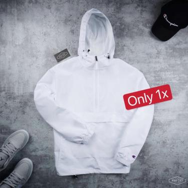 65% SALE Hàng Chính Hãng Áo Khoác Champion Packable Jacket Triple White Basic  2021** [CB1015 000]