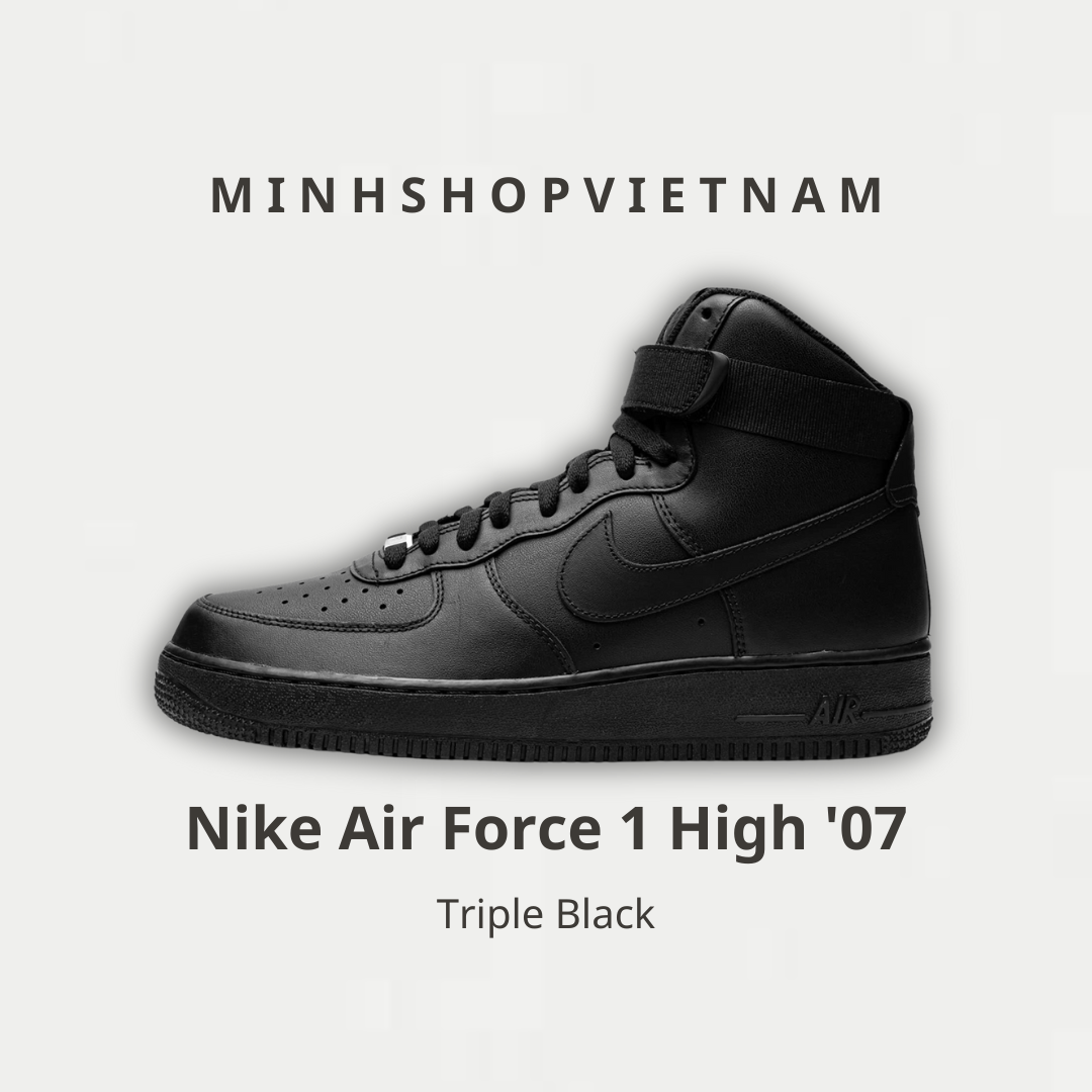Nike Mens Air Force 1 High '07 CW2290 001 Triple