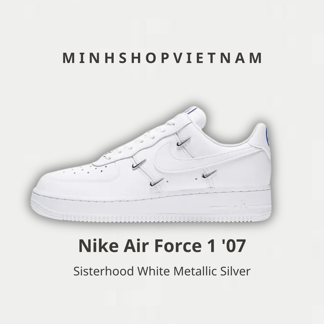Minhshop.vn - Giày Nike Air Force 1 '07 LX 'Sisterhood White