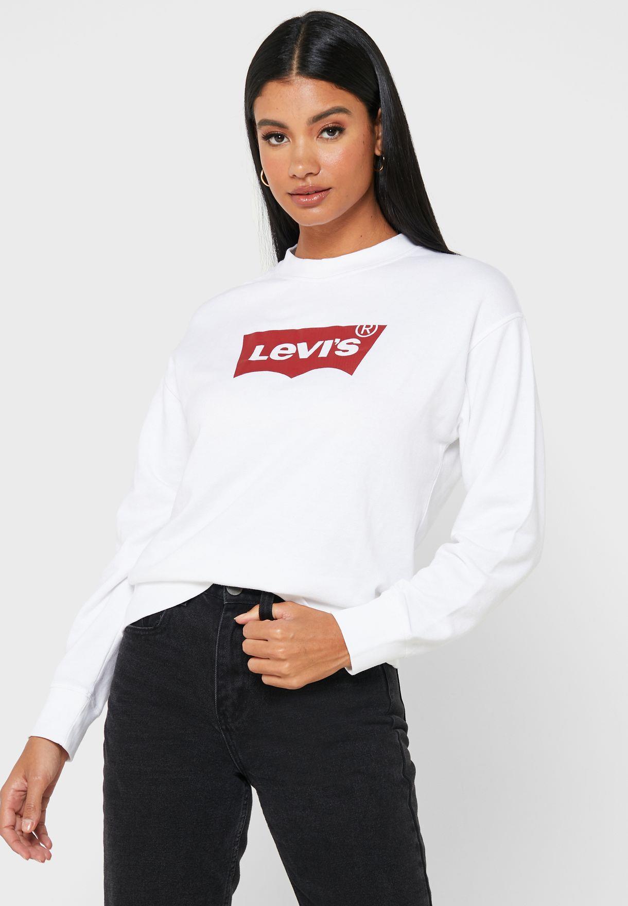 levis crew neck sweater