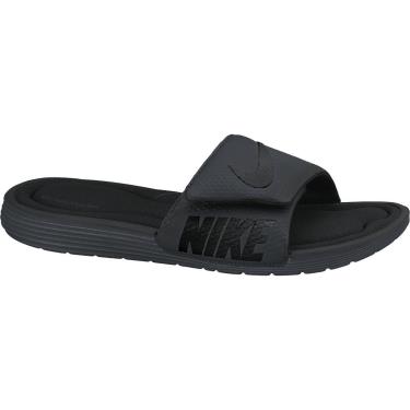 Hàng Chính Hãng Nike Solarsoft Comfort Slides Black Gray 2020**