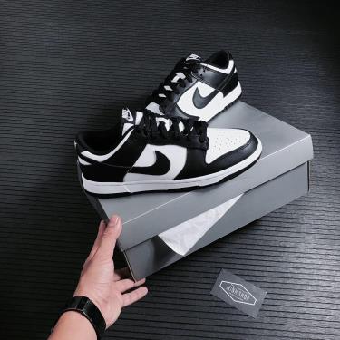 Giày Nike Dunk Low White Black ** [DD1391 100]  [O]