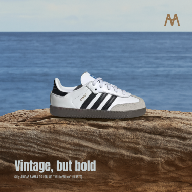 Giày ADIDAS SAMBA OG FOR KID ''White/Black'' [IE3679] - Image 1