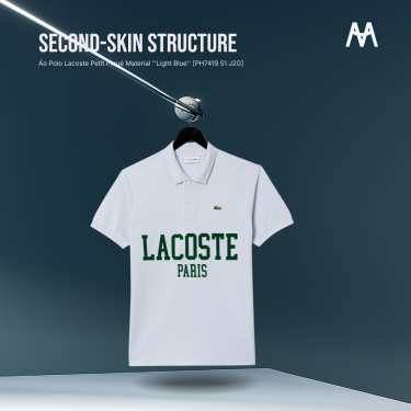 Áo Polo Lacoste Petit Piqué Material ''Light Blue'' [PH7419 51 J2G] - Image 1