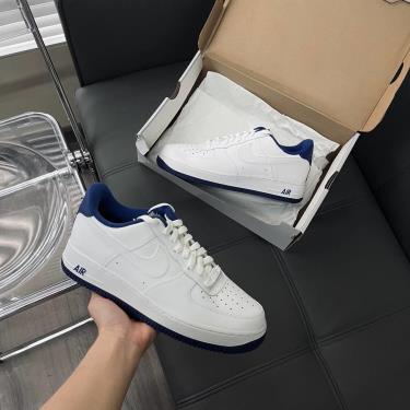 Nike Air Force 1 GS White Deep Royal Blue