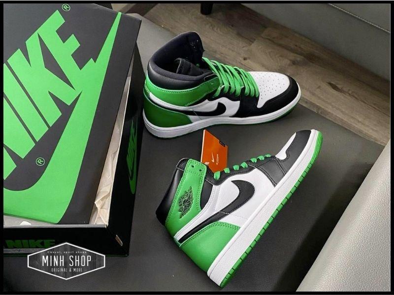 all green air jordan 1