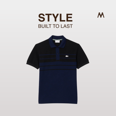 Áo Polo Lacoste Classic Fit Contrast ''Black/Navy'' [PH8135 51 JB1]