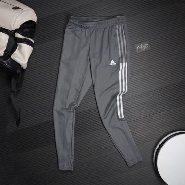 Quần Pants Adidas Zip Dark Grey /White ** [GM7385]