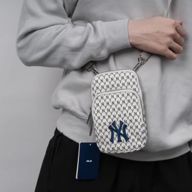 Túi MLB Monogram Mini Cross Bag New York Yankees  White  [32BGDK111 50I] [ O ]