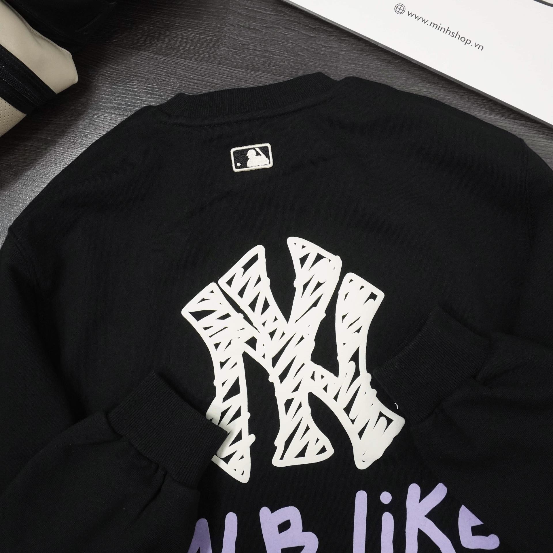 Áo Sweater MLB Monogram Logo Overfit Sweatshirt LA Dodgers  thesunshine