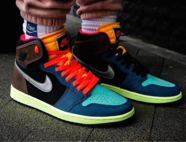 Giày Nike Jordan 1 Retro High Tokyo Bio Hack ** [555088 201] [ O ]