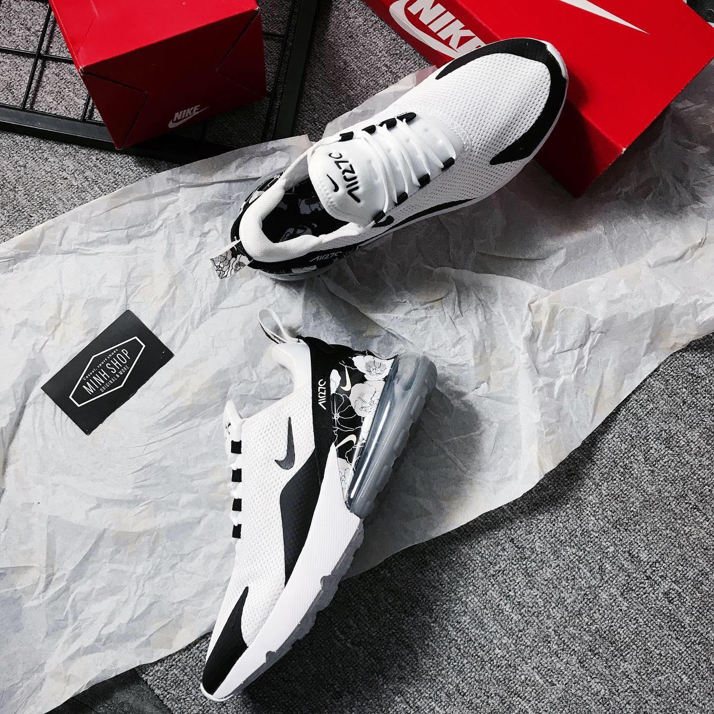 Air max 270 white hotsell black floral