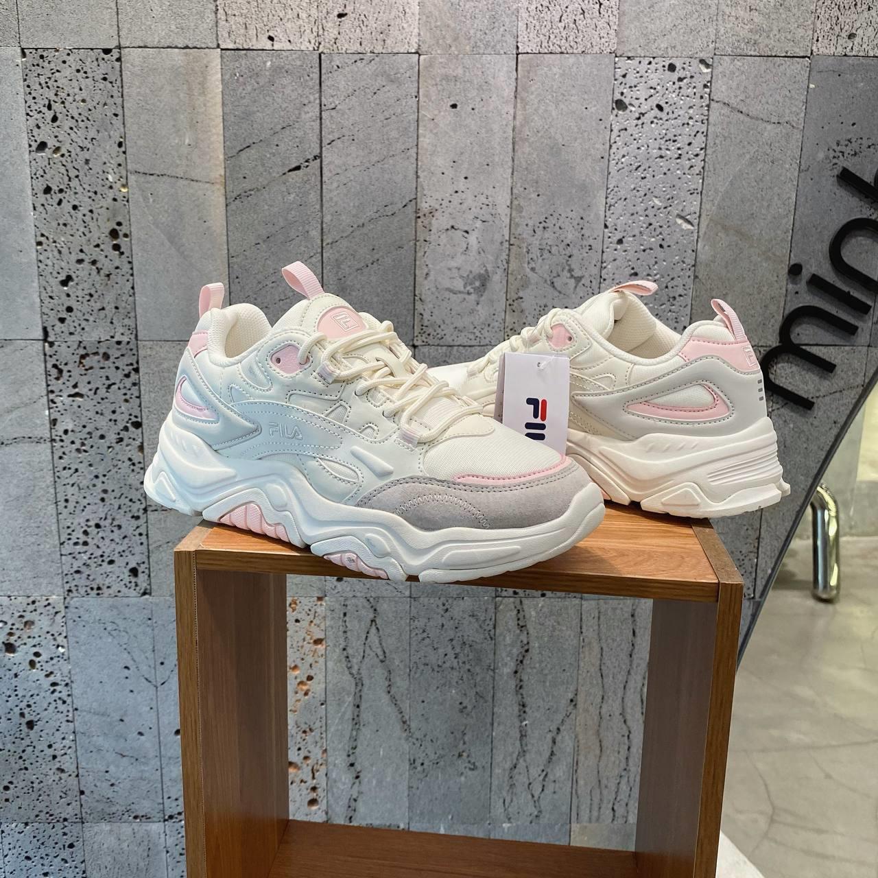 Minhshop.vn - Giày Fila Sneaker Tiny Rumble White Pink [1jm01825e-154]