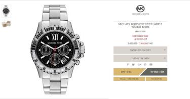 Đồng Hồ Michael Kors Everest Silver Watch **  [MK5753]