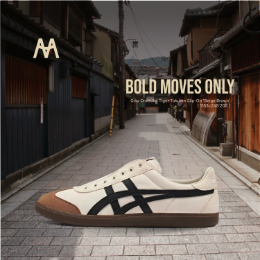 Giày Onitsuka Tiger Tokuten Slip-On 'Beige Brown' [ 1183c248 200 ]